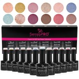 Cumpara ieftin Set 12 Oje Semipermanente 10ml SensoPRO Milano, Fantasy Glow