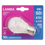 Bec LED E27 6W, G45, Lumină Albă Rece 6500K, 650 Lumeni, 25.000 Ore, 1 Buc, CMCLASS
