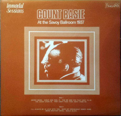 Vinil Count Basie &amp;ndash; At The Savoy Ballroom 1937 (VG+) foto