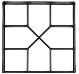 VOREL Sablon decorativ pentru pavaj, 400 x 400 x 40 mm