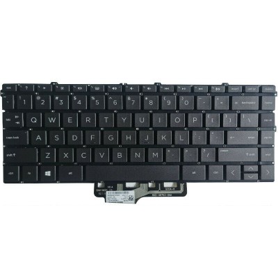 Tastatura Laptop, HP, Spectre X360 13-AW, TPN-Q225, SG-A0320-YAA, iluminata, gri, layout US foto
