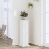 Cumpara ieftin Suport de plante, alb, 33x33x100 cm, lemn prelucrat