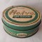 HALVA din susan Ministerul Industriei Alimentare- SEMAGRA produse zaharoase Bucuresti cutie veche din tabla litografiata 1000 g, anul 1955 - R.P.R.