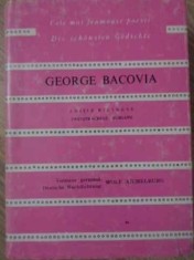 VERSURI. EDITIE BILINGVA ROMANA-GERMANA-GEORGE BACOVIA-268161