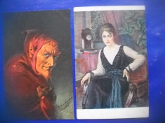 HOPCT LOT 1883 PICTURA GERMANIA-2 CARTI POSTALE VECHI-NECIRCULATE