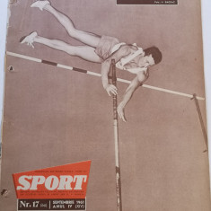 Revista SPORT nr. 17/septembrie 1961