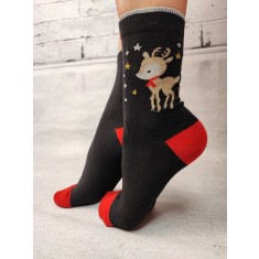 STK441-115 Sosete medii din bumbac ultrasox cu model