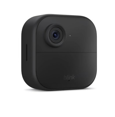 Camera de supraveghere wireless Blink Outdoor 4, rezolutie 1080p HD, viziune nocturna infrarosu, comunicare bidirectionala, autonomie pana la 2 ani, r foto