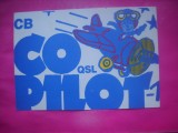 HOPCT 15091 CO PILOT 1 -GERMANIA--CARTE POSTALA RADIO AMATOR / RADIOAMATORI CARICATURA -CIRCULATA
