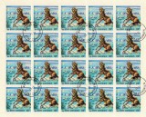 Timbre Comore 1977 Animale Pe Cale Disparitie, 6 Coli Complete, CTO, 20 Serii