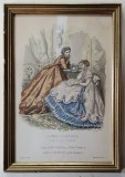 Moda Ilustrata, Gravura colorata secolul XIX
