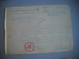 HOPCT DOCUMENT VECHI NR 399 SCOALA OCOLUL SILVIC GURAHONT JUD ARAD 1956, Romania 1900 - 1950, Documente