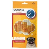 Recompensa caini / hrana complementara, 4 Dog Goodies Classic, punga 120 g, toate taliile, toate varstele, carne de pui