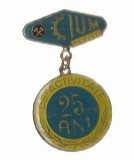 AMS# - INSIGNA IUM 25 ANI DE ACTIVITATE 1953 - 1978 FILIPESTI