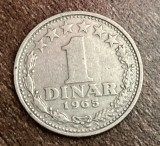 C50 - Moneda foarte veche - Jugoslavia - 1 dinar - 1965
