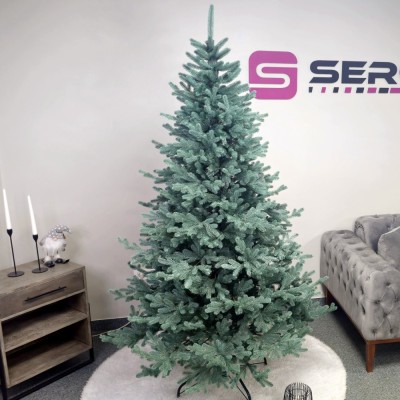 Brad artificial Christmas Deluxe by Sersimo, Viena Select argintiu, integral 3D, 210cm Household NewTrend foto