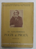POEZII - PROZA ( MEMORIAL DE CALATORIE ) de GR. ALEXANDRESCU , EDITIE INTERBELICA