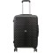 Troler OMC cu 4 roti duble, ABS, 64x43.5x25 cm, Negru