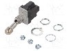 Intrerupator basculant, 2 pozitii, mod comutare OFF-ON, SPST, HONEYWELL - 1TL1-2D