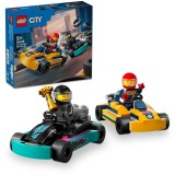 LEGO&reg; City - Carturi si piloti de curse 60400, 99 piese
