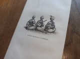 GRAVURA 1829 - MUZICIENI TURCI