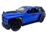 Macheta Rolls Royce Cullinan 1:28 albastru usi deschise lumini sunete pull back