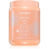 Echosline Keratin veg Mask Mască intens nutritivă pentru păr uscat și poros cu aminoacizi 1000 ml