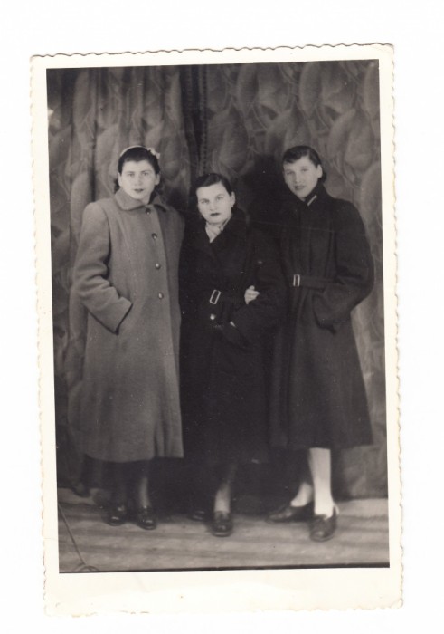 Poza tip CP cu stampila de atelier Brad, 1955, stare foarte buna