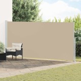 vidaXL Jaluzea laterală retractabilă Bej 300 x 220 cm Poliester 42035319