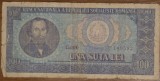 100 lei 1966, RSR / Rom&acirc;nia, circulată