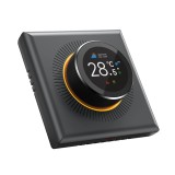 Termostat Smart Wi-Fi pentru incalzire in pardoseala model 1439 WTC, Display Color, Control din Aplicatie Buton Rotativ, Alb