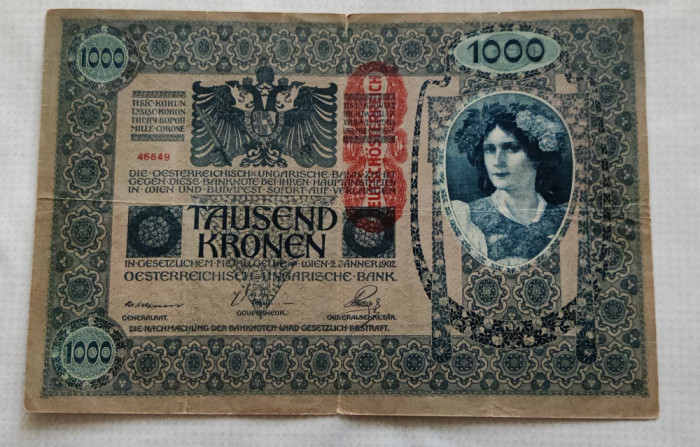 Austria - Ungaria - 1000 Kronen / coroane (1902)