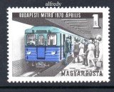 UNGARIA 1970, Metrou, Transport, MNH, serie neuzata