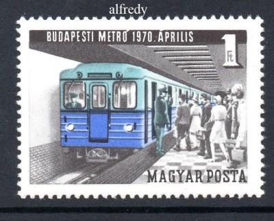 UNGARIA 1970, Metrou, Transport, MNH, serie neuzata foto