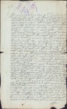 A2698N Zapis de bună &icirc;nțelegere, 1845, limba rom&acirc;nă cu alfabet chirilic