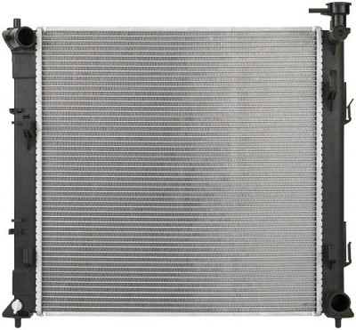 Radiator racire Kia Optima (JF), 01.2016-, motor 1.6 T-GDI, 133 kw, benzina, cutie automata, cu/fara AC, 465x480x25 mm, Koyo, aluminiu brazat/plastic foto