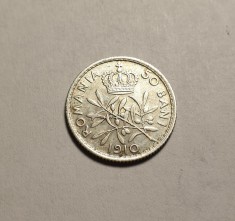 50 bani 1910 foto