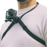 Cumpara ieftin Sistem avansat Surewo pentru prinderea camerelor DJI Action 2, Action 1, GoPro Hero 13,12,11,10,9,8,7,6,5 in zona pieptului