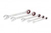 Bosch Set 5 chei combinate 8-19mm, clichet reversibil, husa textila - 4053423251463