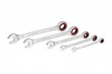 Bosch Set 5 chei combinate 8-19mm, clichet reversibil, husa textila - 4053423251463