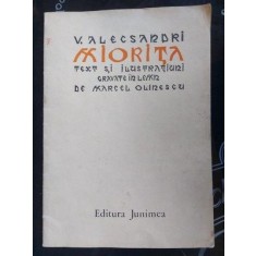Miorita- V. Alecsandri Text si ilustratiuni gravate in lemn de Marcel Olinescu