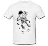 Cumpara ieftin Tricou &quot; Astronaut alb-negru &quot;