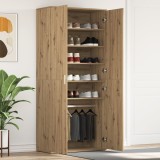 vidaXL Dulap pentru &Icirc;ncălțăminte Stejar Artizanal 80x39x180 cm Lemn Prelucrat