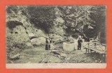 AMS @ - ILUSTRATA BAILE OLANESTI, sursa 14, 1909 CIRCULATA, stampila de TREN