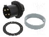 Conector alimentare AC, IEC 60309, IP69K, 63A, 500V AC, 4 pini, AMPHENOL - 2CMA168110R1000