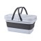 Cos de picnic, impermeabil, multifunctonal, capacitate 15 L, capac transformabil in masuta, Ideal pentru picnicuri, excursii, drumetii