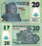 Bancnota Nigeria 20 Naira 2018, Polimer, UNC (Noua)
