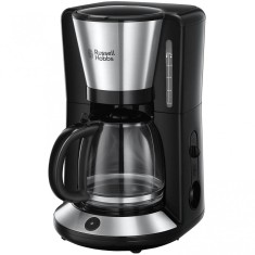 Cafetiera Russell Hobbs 24010-56, 1000 W, 1.25 l, 10 cesti, Negru/Argintiu