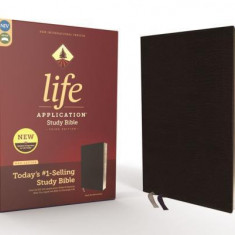 Niv, Life Application Study Bible, Third Edition, Bonded Leather, Black, Red Letter Edition