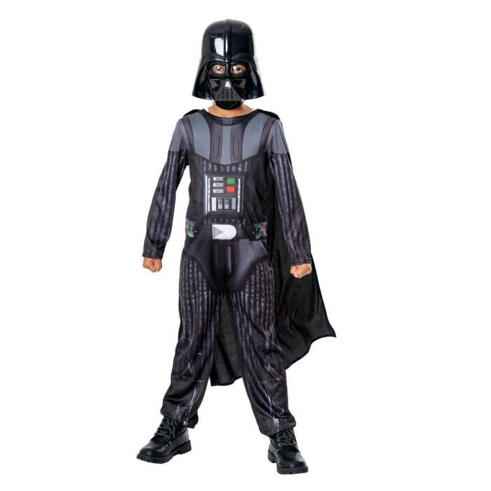 Costum Darth Vader Star Wars cu pelerina pentru copii 3-4 ani 98-104 cm